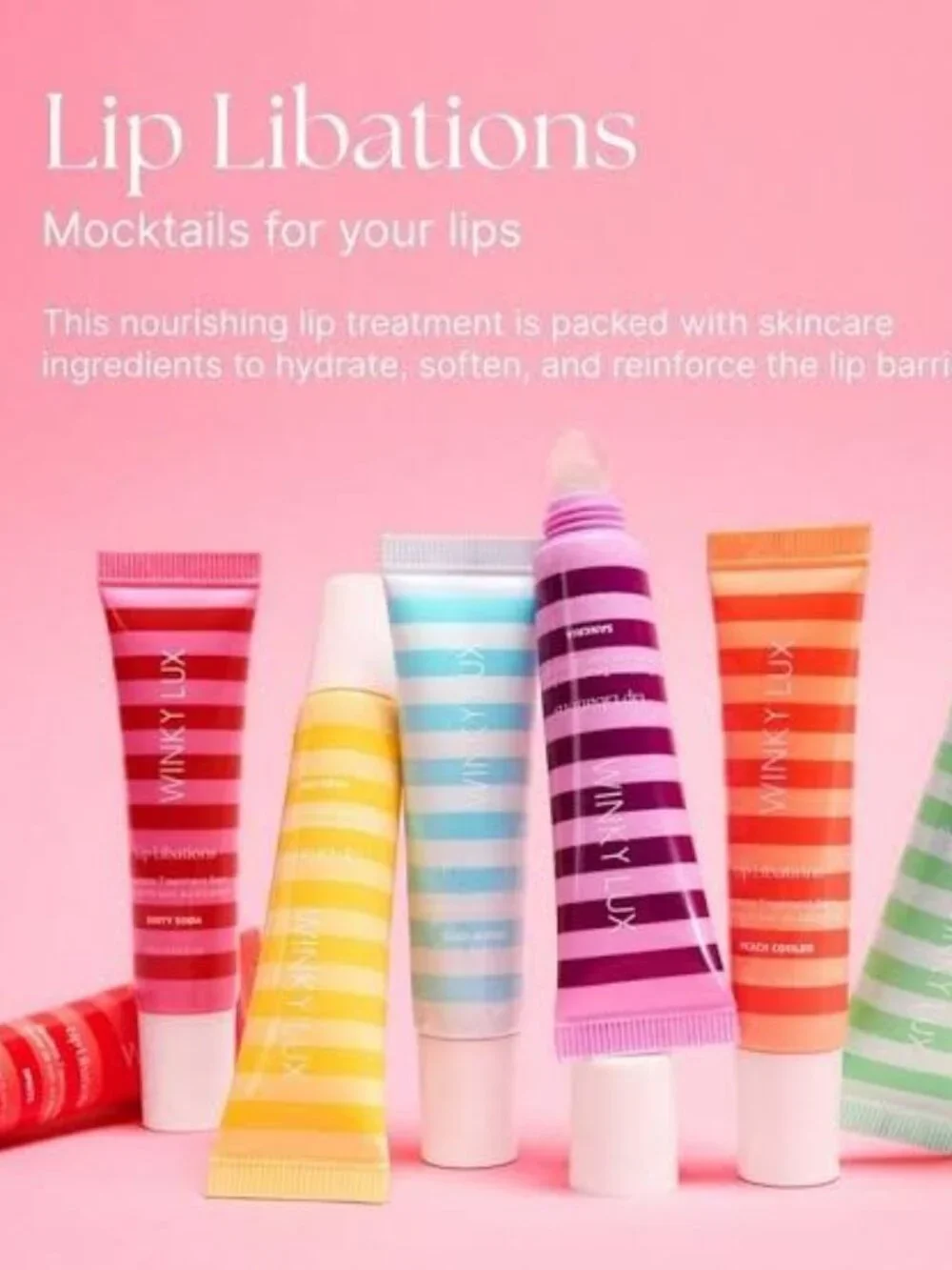 Winky Lux Lip Libations in Peach Cooler
